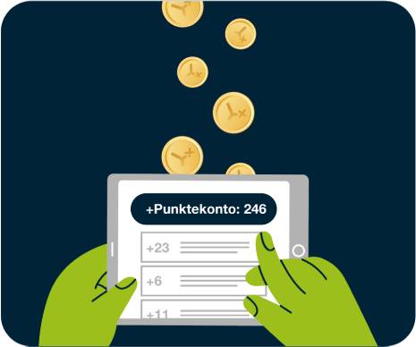 WEITERE +PUNKTE SAMMELN